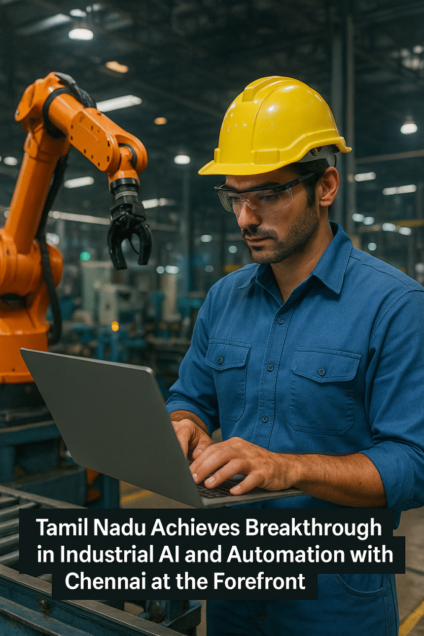Tamil Nadu Achieves Breakthrough in Industrial AI Tamil Nadu Achieves Breakthrough in Industrial AI
