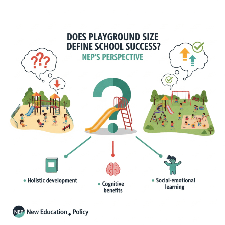 Does Playground Size Define School Success NEP’s Perspective New Delhi, India – 2025