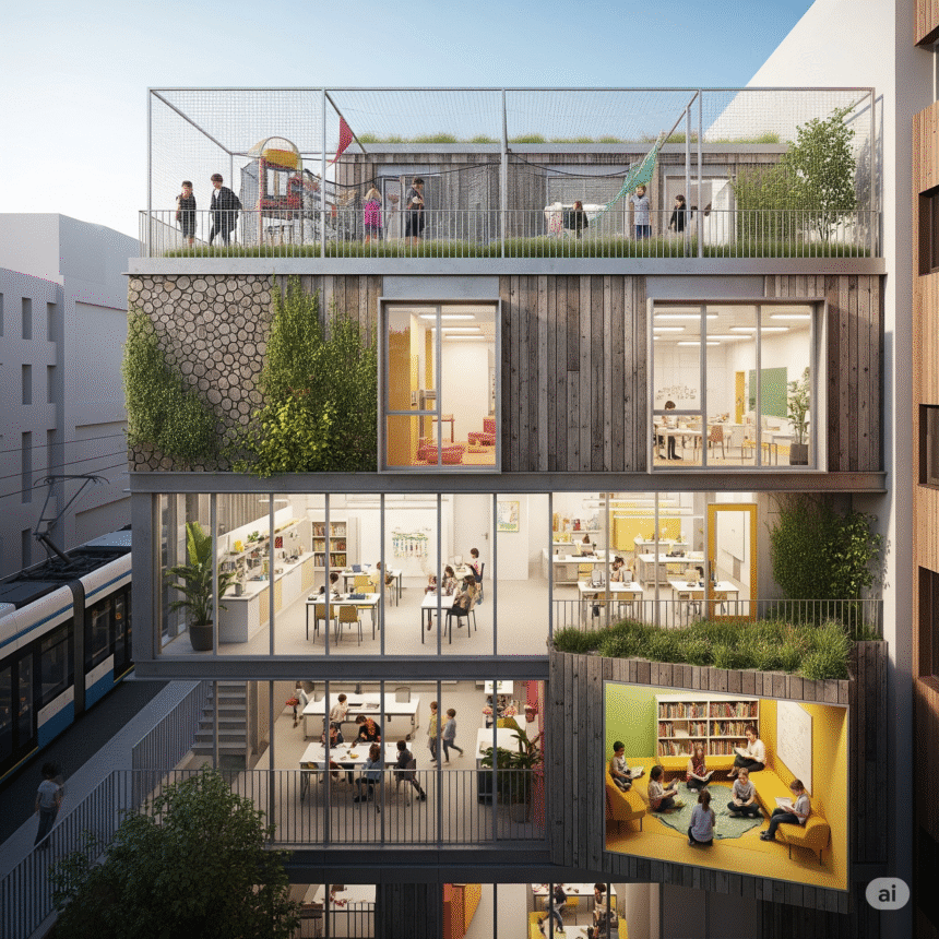 Making Large School Grounds Optional for Quality Education