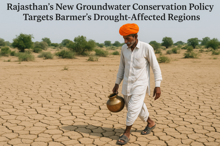 Rajasthan’s New Groundwater Conservation Policy Targets Barmer’s Drought-Affected Regions