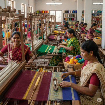 Tamil Nadu Launches Largest Women-Led Co-Op for Silk Weaving