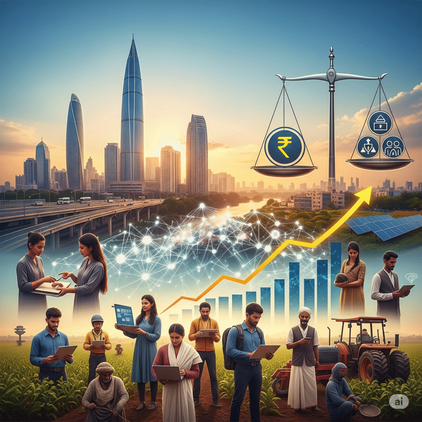 The Role of Public Policy in Shaping India’s Economic Landscape Driving growth, equity, and innovation through strategic governance.