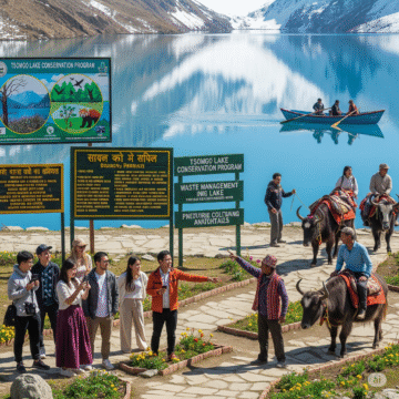 Tsomgo Lake Conservation Program Boosts Tourism