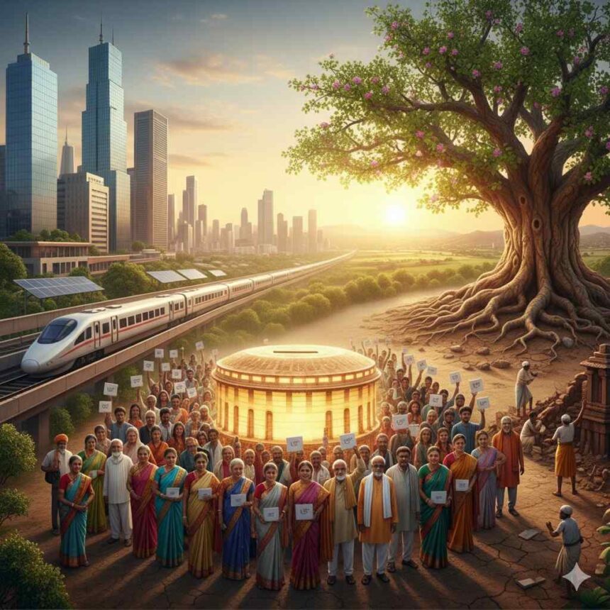 India's Narrative A Tapestry of Progress, Democracy, and Resilience