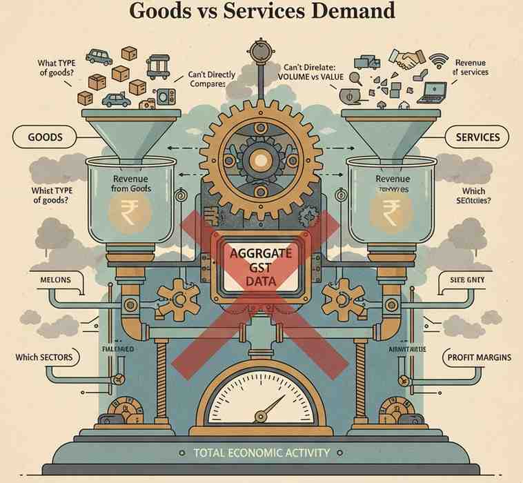 2026 Without the Overclaim What GST Can (and Can’t) Reveal About Goods vs Services Demand-Wisekhabar 2026 Without the Overclaim What GST Can (and Can’t) Reveal About Goods vs Services Demand