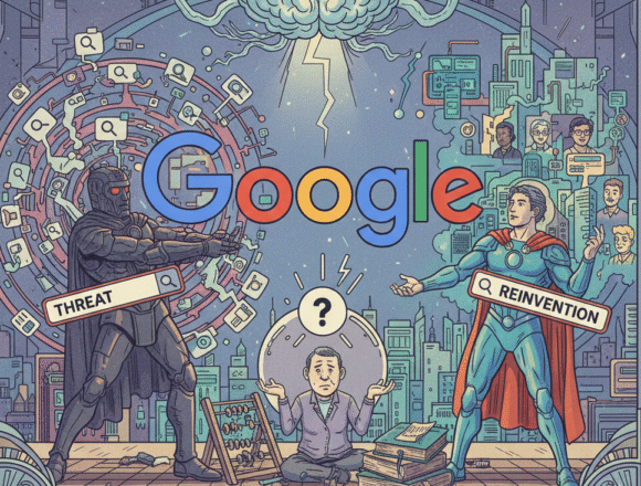 Google 2026 Search disruption by AI—myth, threat, or reinvention