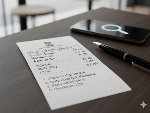 How to Check GSTIN on a Restaurant Bill Quick Verification Guide
