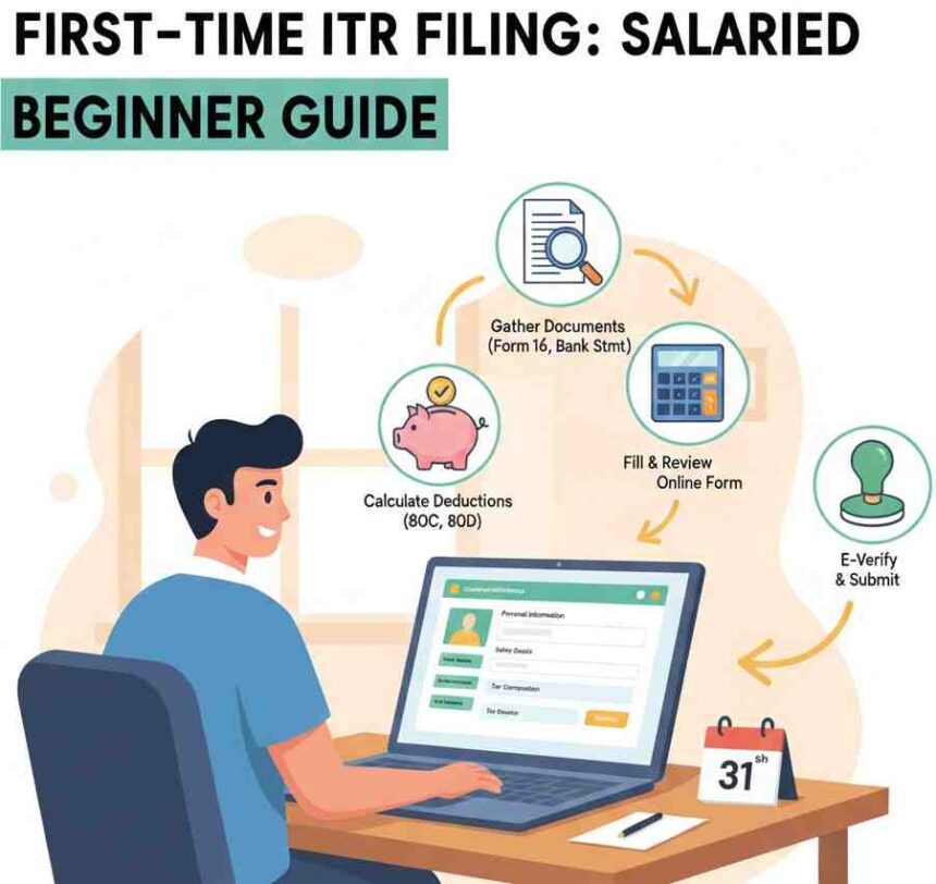 How to File ITR for First Time Beginner Guide for Salaried People