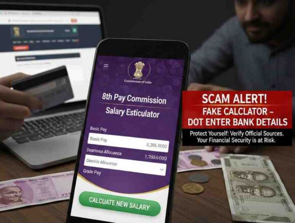 8th Pay Commission Alert Scammers Use Fake ‘Salary Calculators’ to Drain Bank Accounts
