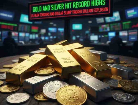 Gold and Silver Hit Record Highs US-Iran Tensions and Dollar Slump Trigger Bullion Explosion