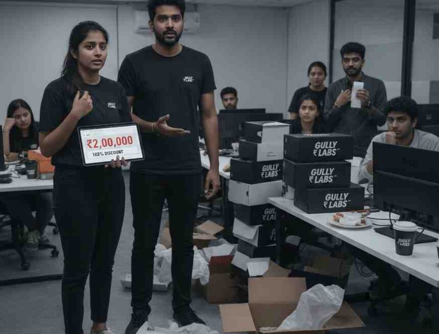 Sneaker Startup Gully Labs Hit by ₹2 Lakh 100% Discount Employee Fraud-Wisekhabar Sneaker Startup Gully Labs Hit by ₹2 Lakh 100% Discount Employee Fraud
