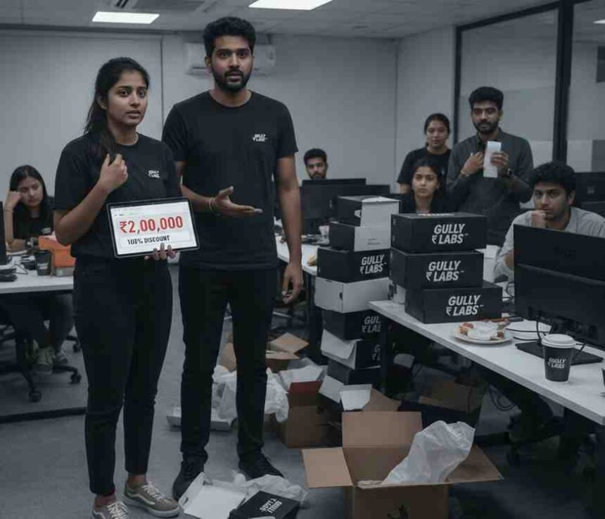 Sneaker Startup Gully Labs Hit by ₹2 Lakh 100% Discount Employee Fraud-Wisekhabar Sneaker Startup Gully Labs Hit by ₹2 Lakh 100% Discount Employee Fraud