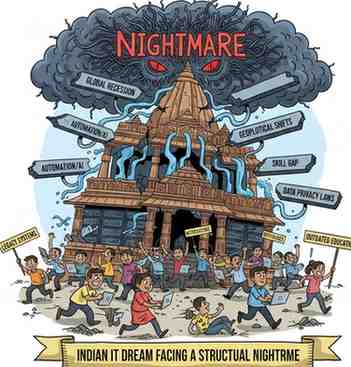 The AI ‘Blood Bath’ Why the Indian IT Dream is Facing a Structural Nightmare-Wisekhabar The AI ‘Blood Bath’ Why the Indian IT Dream is Facing a Structural Nightmare