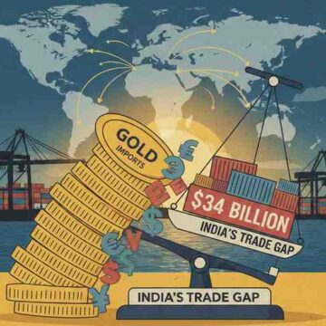 The Glittering Deficit Gold Imports and Global Shifts Push India’s Trade Gap to $34 Billion