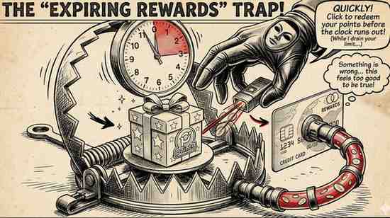The Reward Point Trap How Scammers are Draining Credit Cards via Expiring Points