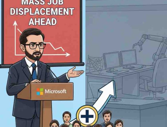 The ‘End of White-Collar Work’ Microsoft AI CEO Warns of Mass Job Displacement-Wisekhabar The ‘End of White-Collar Work’ Microsoft AI CEO Warns of Mass Job Displacement