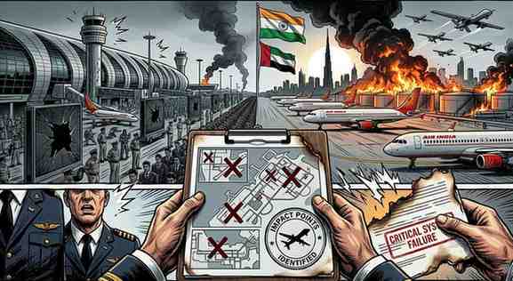 Dubai Airport Paralyzed Drone Strike Sparks Fuel Tank Blaze After Iran’s Chilling Warning