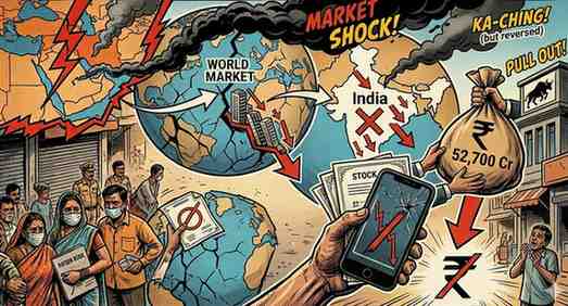 FPIs Pull Out ₹52,700 Cr from Indian Equities in March Amid West Asia Tensions