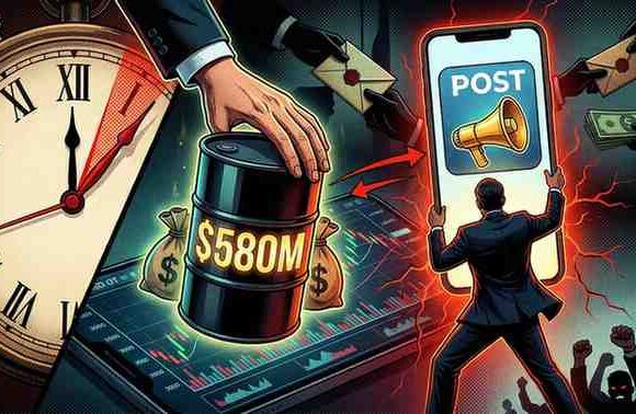 Insider Trading Allegations $580 Million Oil Bets Minutes Before Trump Post Spark Corruption Outcry-Wisekhabar Insider Trading Allegations $580 Million Oil Bets Minutes Before Trump Post Spark Corruption Outcry