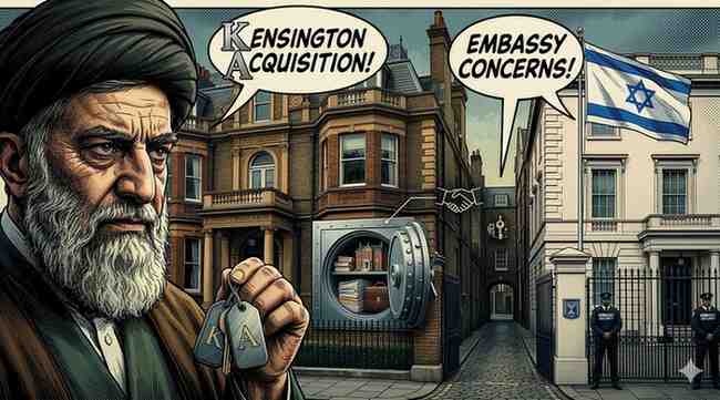 Kensington Secrets Iran’s New Supreme Leader Linked to Luxury Assets Beside Israeli Embassy