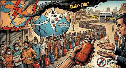 Middle East Conflict Sparks LPG Crisis in India: Citizens Face Long Queues Amidst Supply Chain Disruptions