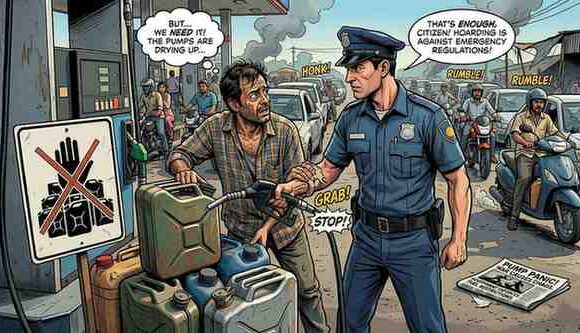 No Dry Outs Centre Cracks Down on Hoarding as Iran War Triggers Fuel Panic-Wisekhabar No Dry Outs Centre Cracks Down on Hoarding as Iran War Triggers Fuel Panic