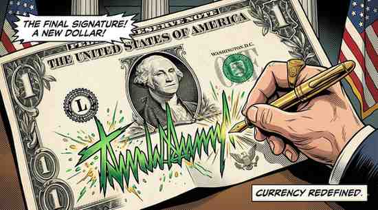 Trump’s Signature on the Dollar A Historic Shift in U.S. Currency