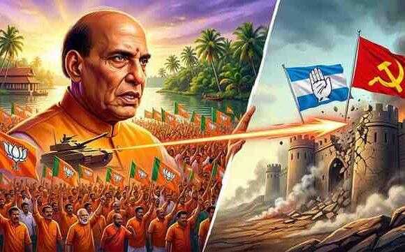 BJP's Kerala Campaign Intensifies as Defence Minister Targets Congress-Left Strongholds Ahead of 2026 Assembly Polls