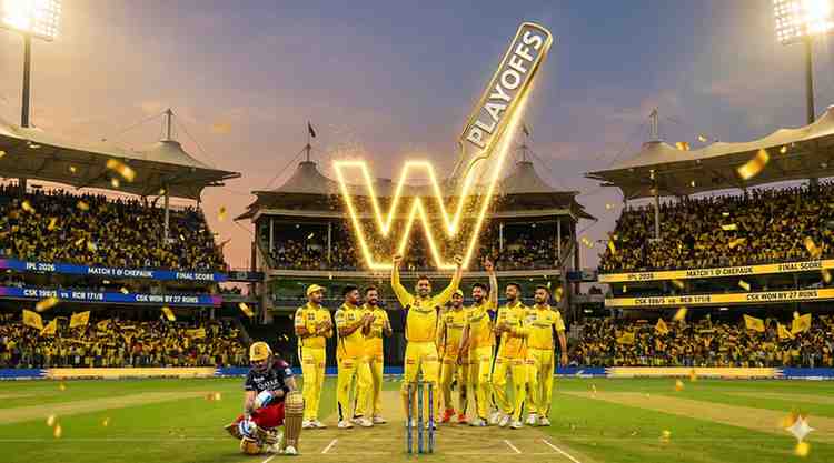 CSK Wins First IPL 2026 Match at Chepauk What It Means for Chennai's Playoff Hopes-Wisekhabar CSK Wins First IPL 2026 Match at Chepauk What It Means for Chennai's Playoff Hopes