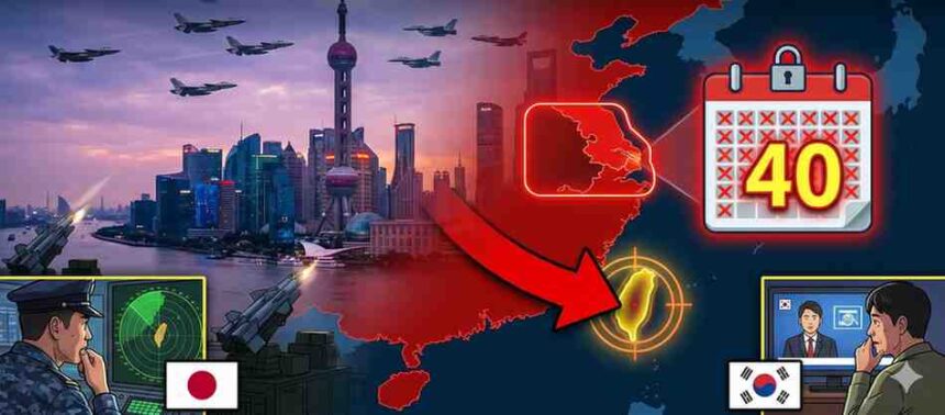 China Locks Down Shanghai Airspace for 40 Days Raising Taiwan Invasion Fears Across Asia-Wisekhabar China Locks Down Shanghai Airspace for 40 Days Raising Taiwan Invasion Fears Across Asia