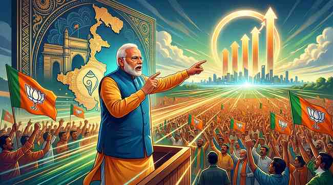 PM Modi's Bengal Rally Signals BJP's Big Push for 2026 State Assembly Elections