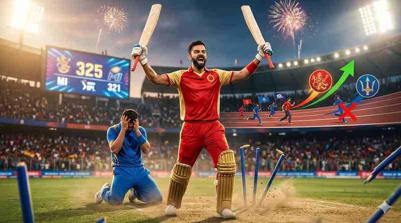 RCB Defeats Mumbai Indians in IPL 2026 High Scorer Thriller What It Means for Playoff Race-Wisekhabar RCB Defeats Mumbai Indians in IPL 2026 High Scorer Thriller What It Means for Playoff Race