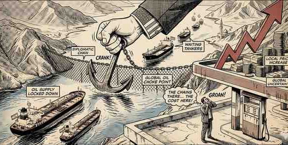 US Orders Hormuz Strait Blockade How Trump's Iran Move Could Spike India's Fuel Prices-Wisekhabar US Orders Hormuz Strait Blockade How Trump's Iran Move Could Spike India's Fuel Prices