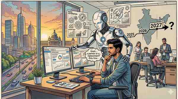 Will AI Replace Digital Marketing Jobs in India by 2027-Wisekhabar Will AI Replace Digital Marketing Jobs in India by 2027