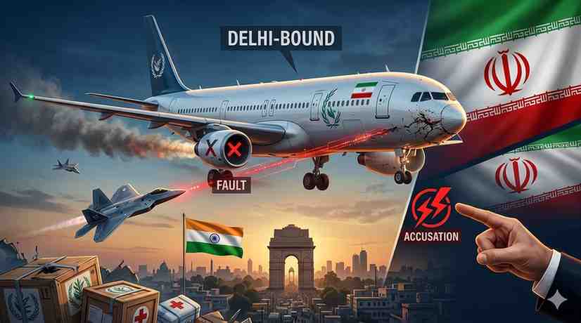 ‘War Crime!’ Iran Accuses U.S. of Striking Delhi-Bound Humanitarian Aircraft