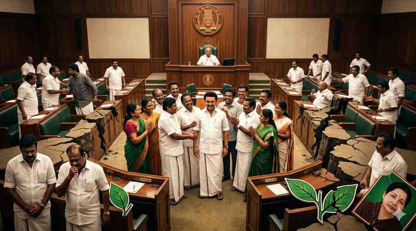 Seismic Shift in Tamil Nadu Politics as TVK Wins Floor Test Amidst AIADMK Split