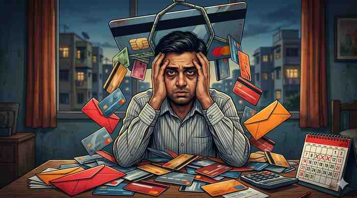 The Credit Card Trap Why India’s Middle Class is Drowning in Unsecured Debt