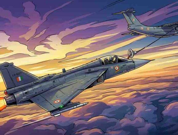 Wings of Power Tejas Fighter Jet Successfully Completes In-Flight Refueling Trial