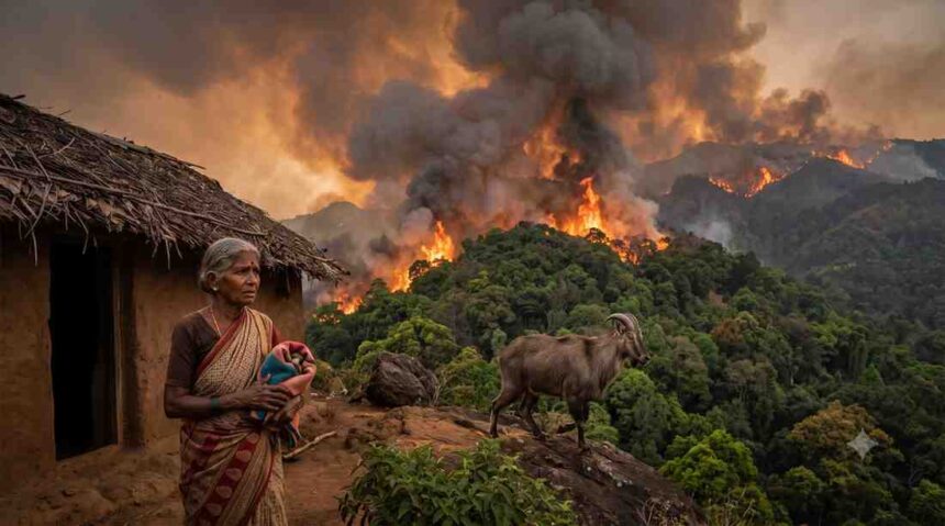 How Wildfires in Tamil Nadu's Western Ghats Are Affecting the Environment and Local Communities