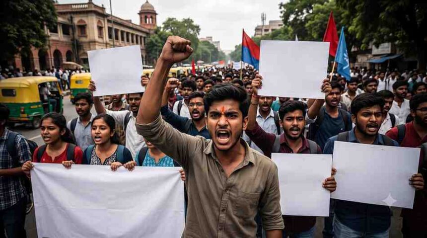 Why Are Student Protests in India Focusing on Job Security-Wisekhabr Why Are Student Protests in India Focusing on Job Security