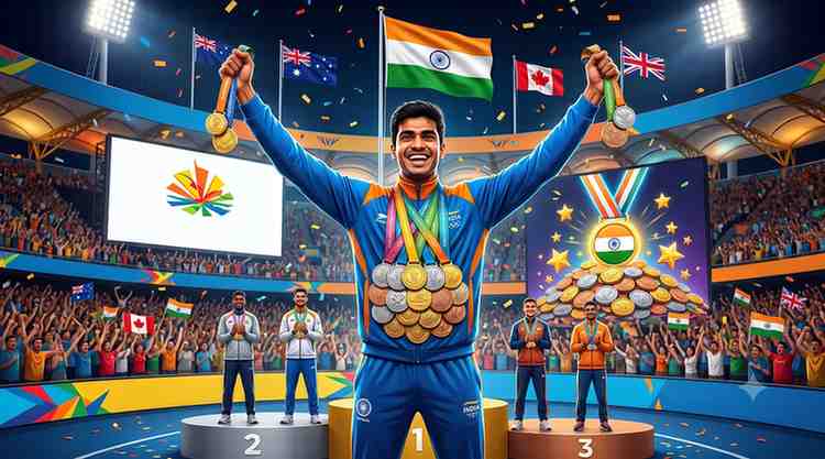 How Many Medals Did India Win at the Commonwealth Games 2026-Wisekhabar How Many Medals Did India Win at the Commonwealth Games 2026