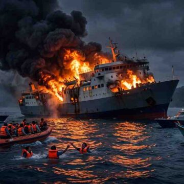 What Happened in Indonesia Ferry Fire Claims Lives and Leaves Many Missing-NewsroomIndia What Happened in Indonesia Ferry Fire Claims Lives and Leaves Many Missing