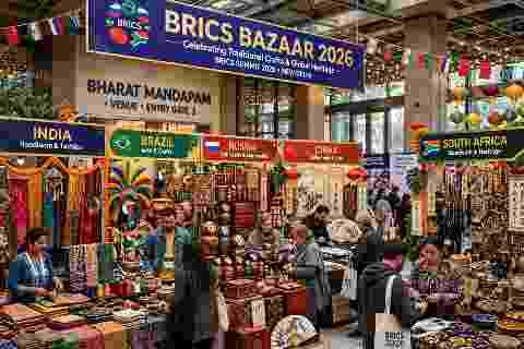 BRICS Bazaar 2026 Opens to Celebrate Traditional Crafts and Global Heritage-Wisekhabar BRICS Bazaar 2026 Opens to Celebrate Traditional Crafts and Global Heritage