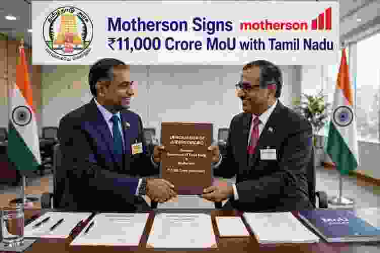 Motherson Signs ₹11,000 Crore MoU with Tamil Nadu-Wisekhbar Motherson Signs ₹11,000 Crore MoU with Tamil Nadu